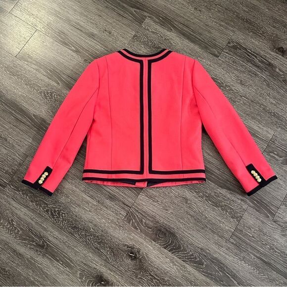 J. Crew Lady Jacket in Berry Double-Serge Wool - Picture 8 of 10